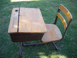 antique school desk...SOLD