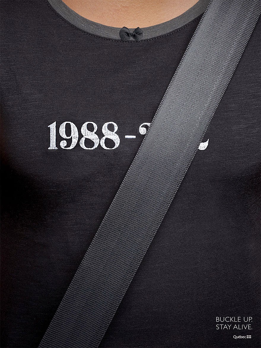 40 Of The Most Powerful Social Issue Ads That’ll Make You Stop And Think - Buckle up. Stay alive