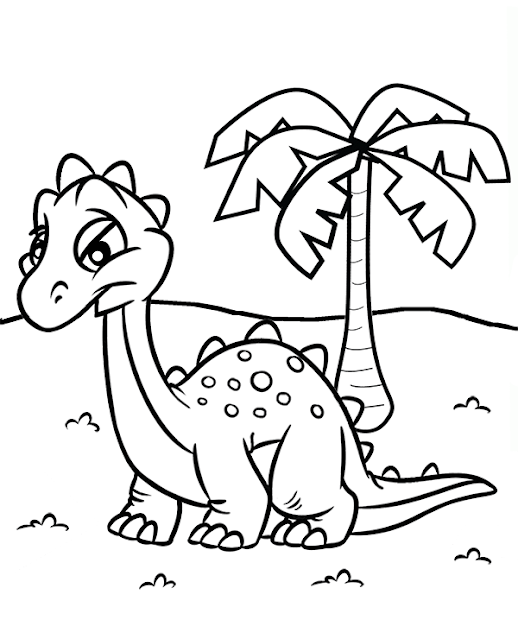 رسومات ديناصورات للاطفال