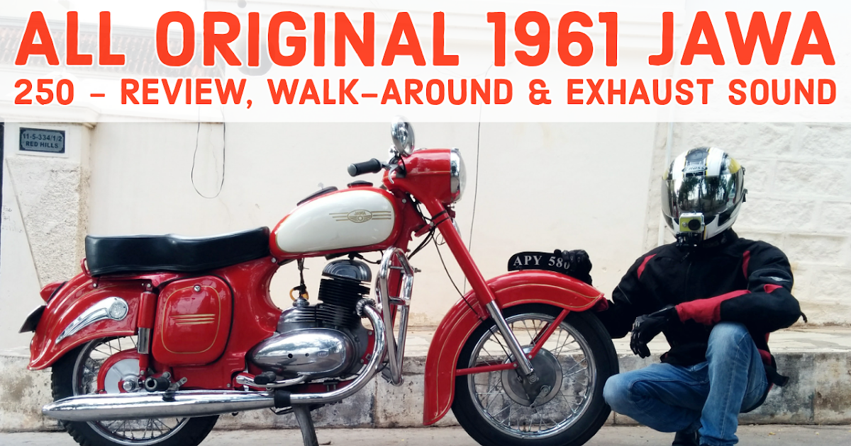 Vintage All original 1961 Jawa 250 - Review, Pure exhaust sound and ...