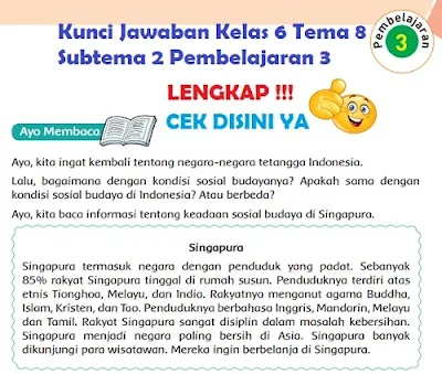 Kunci Jawaban Kelas 6 Tema 8 Subtema 2 Pembelajaran 3 www.simplenews.me