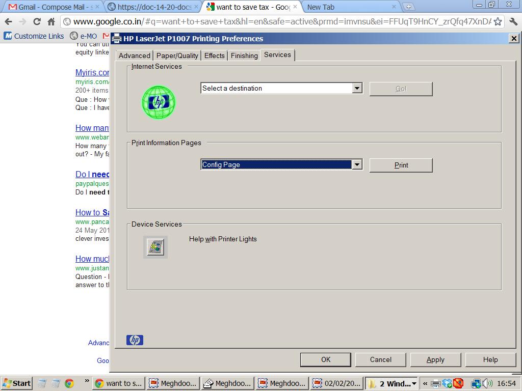 install hp laserjet p1007