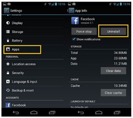 Facebook App Notifications Not Working android - Bravia Engine