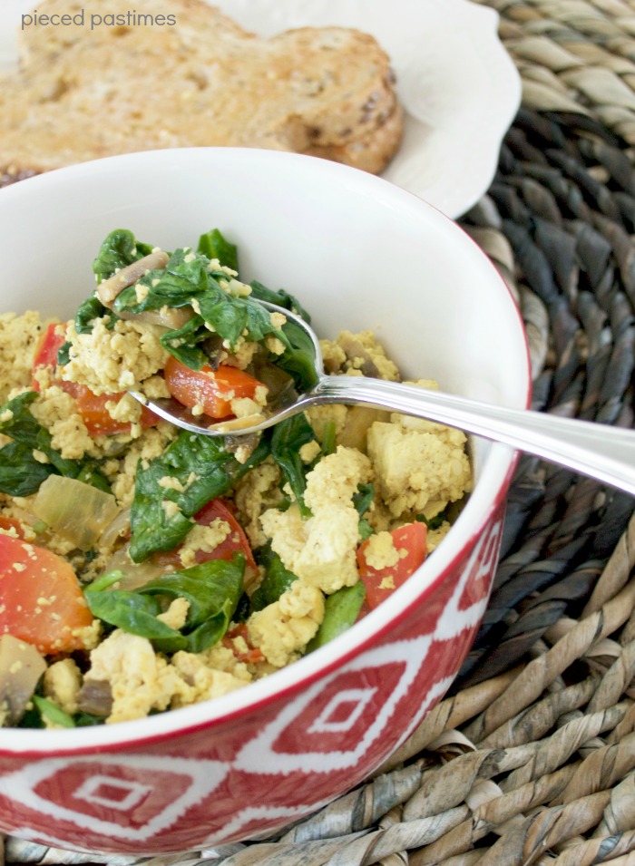Pieced Pastimes Tofu Scramble A Favorite Vegan Breakfast