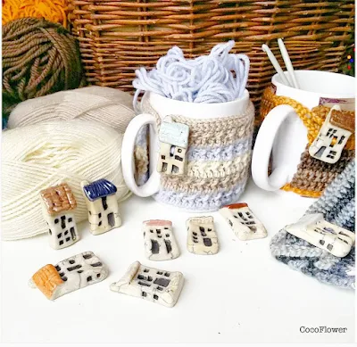 couvre tasse thé au crochet par cocoflower - www.cocoflower.net