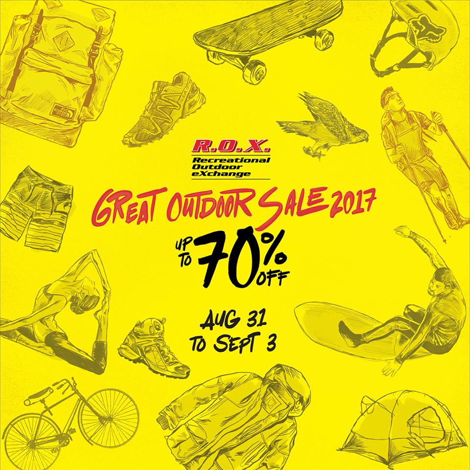 Manila Shopper The R.O.X. Great Outdoor SALE Sept 2017