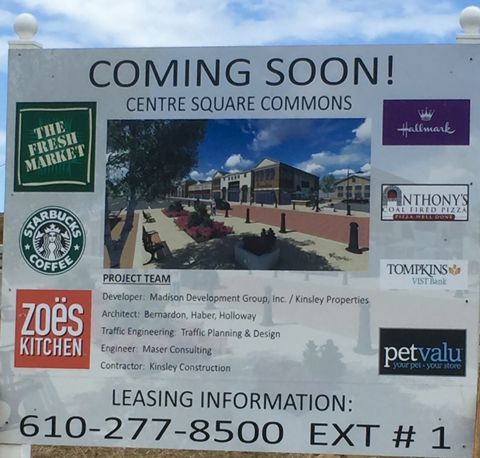 Blue Bell and Beyond Blue Bell's New Shopping Center Center Square