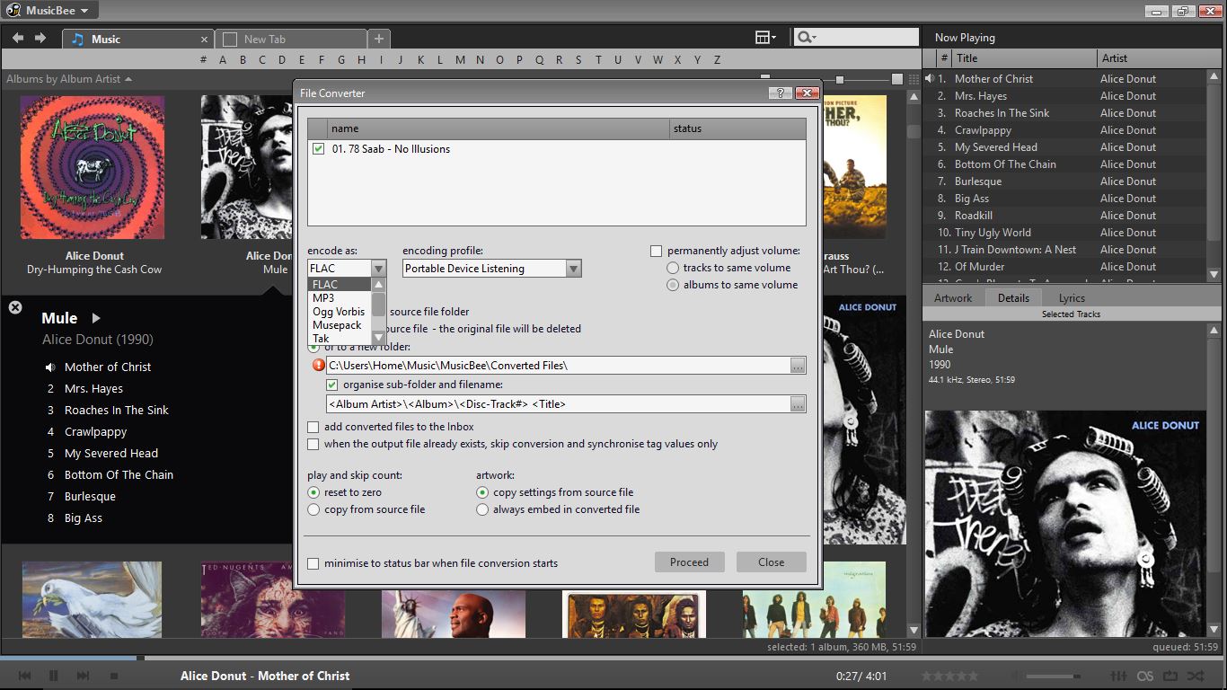 grizzlyaudio MusicBee Review 2015
