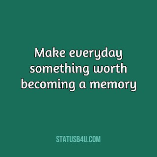 Best Memories Status & Quotes in English