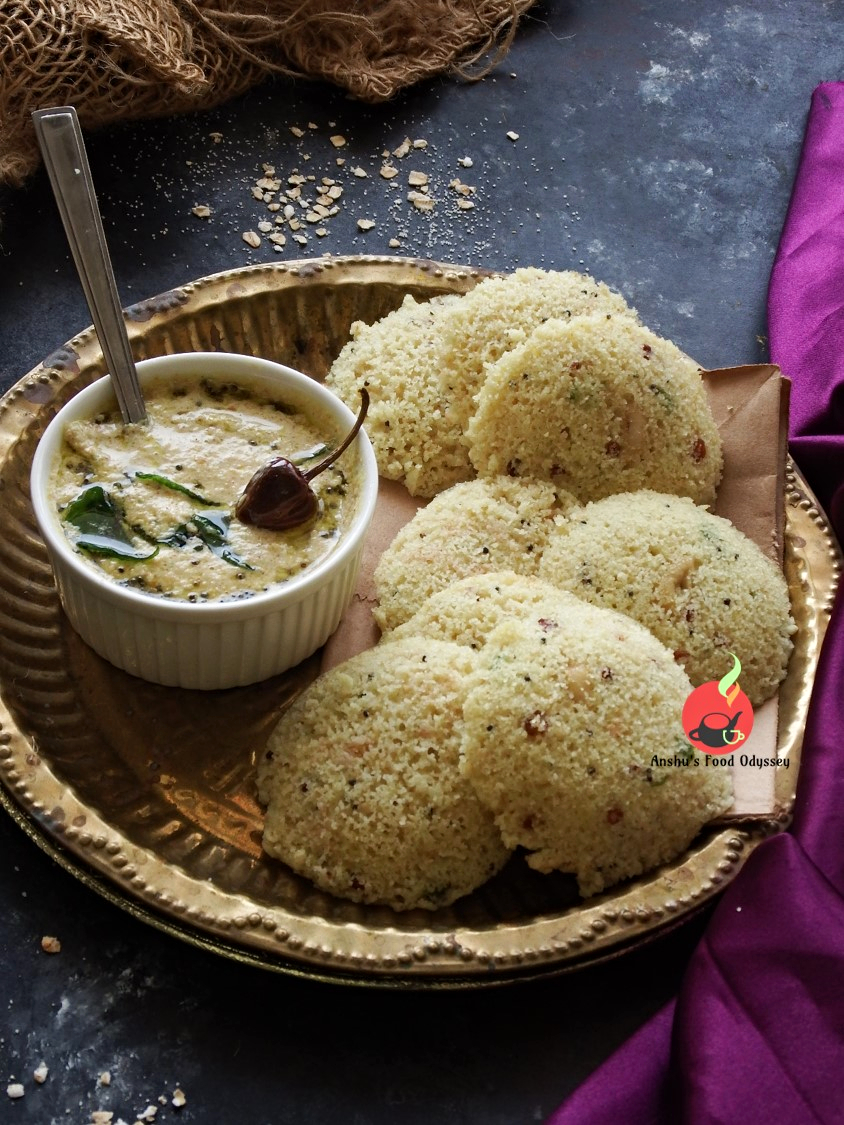 Instant Rava and Oats Idli