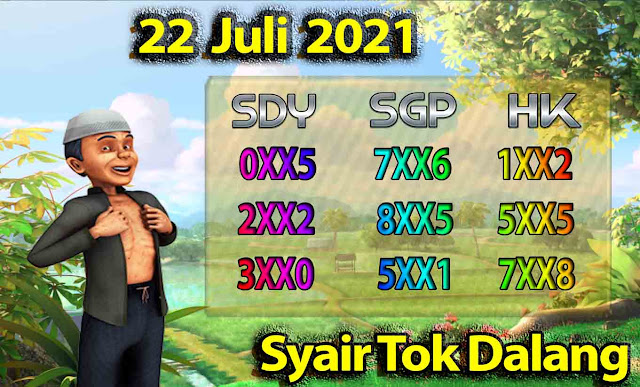 Prediksi Syair Hongkong 22 Juli 2021 Syair Hk Pangkalantoto