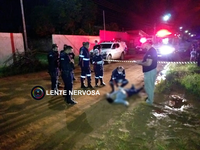 Vídeo mostra foragido sendo executado com vários tiros no Bairro Três Marias – ASSISTA