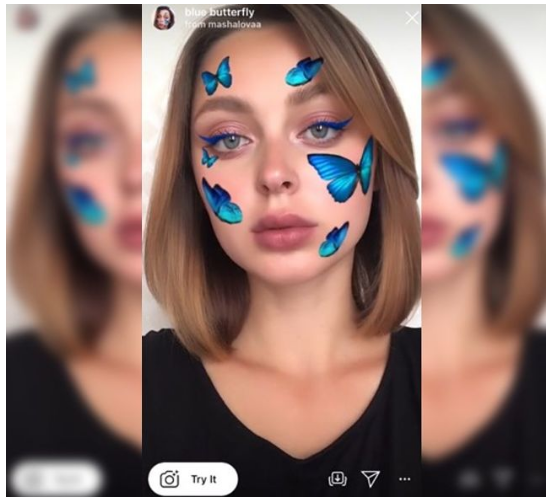 Butterfly filter on Instagram How to get the Blue Butterfly filter on Instagram JALUR TEKHNO