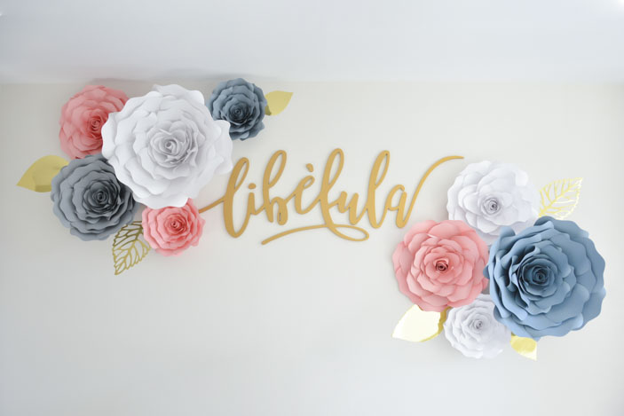 DIY: Cómo hacer flores gigantes de papel - Dibujos de Colores