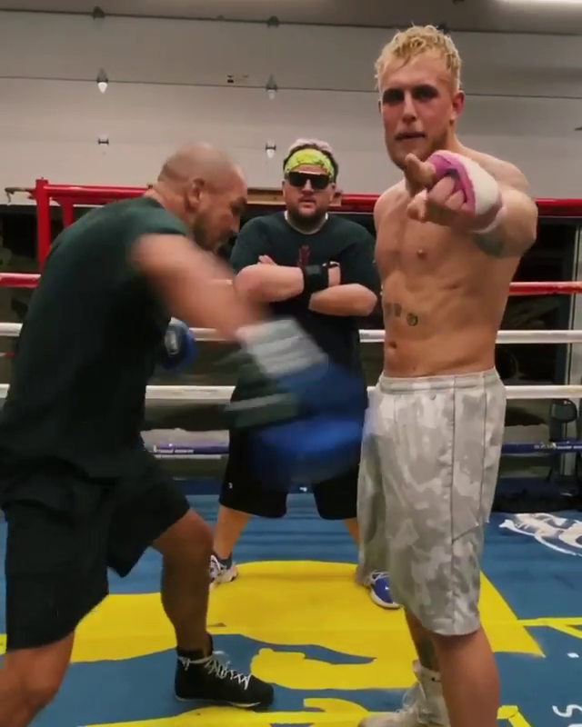 Alexis_Superfan's Shirtless Male Celebs Jake Paul shirtless IG video