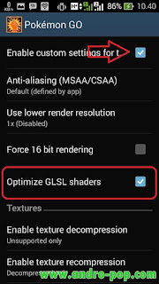 Setting Paling Ringan Untuk Main Pokemon GO di Android