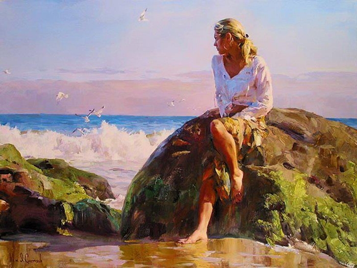 Michael And Inessa Garmash Romantic Impressionist Painters Tuttart