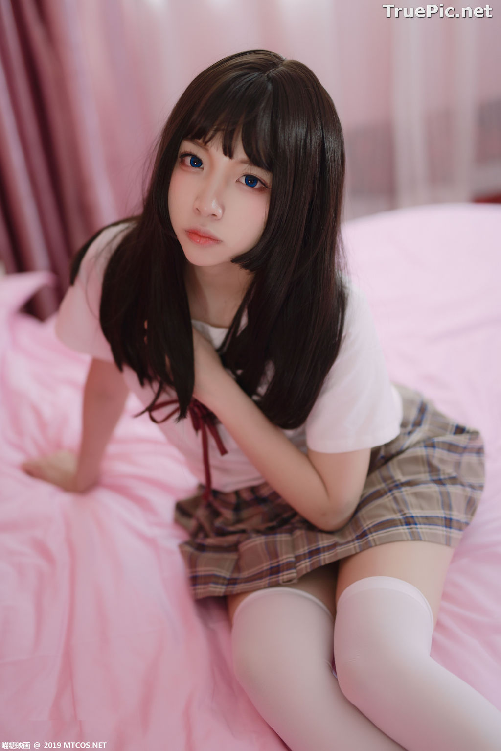 Image [MTCos] 喵糖映画 Vol.034 – Chinese Cute Model - Schoolgirl Uniform - TruePic.net - Picture-25