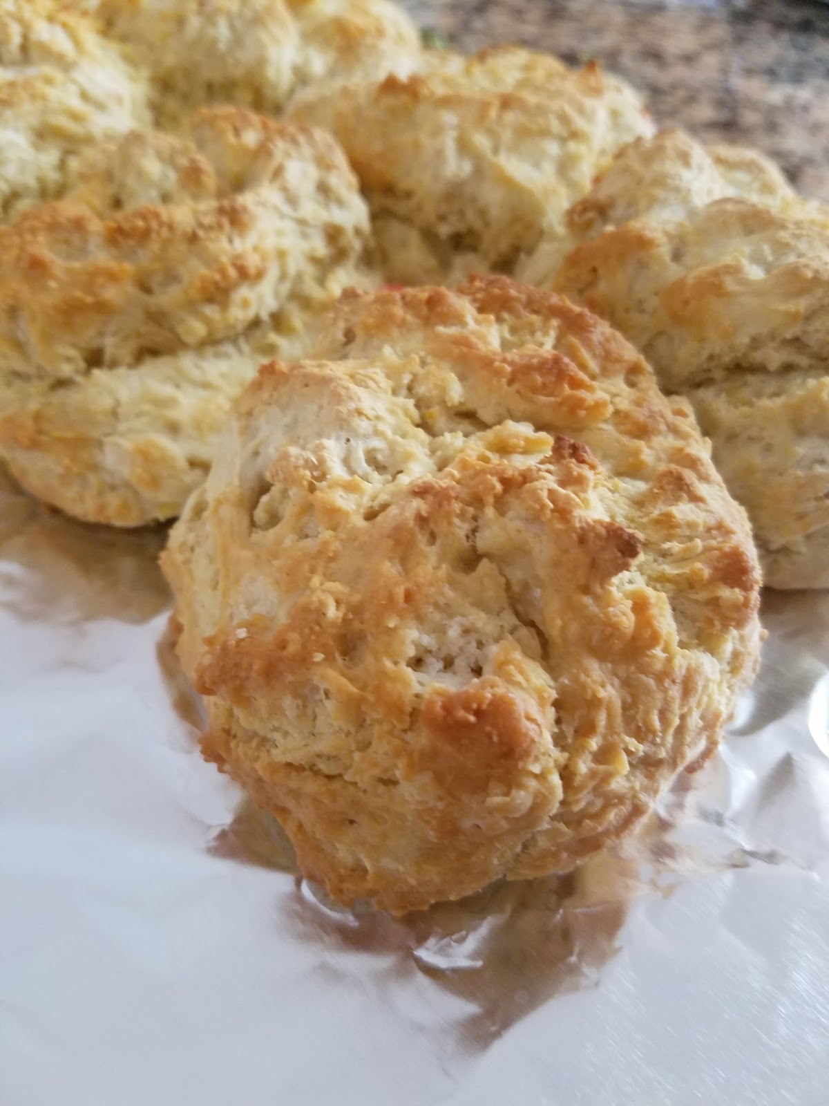 Halah Bakes Spicy Cheesy Biscuits (Vegan)