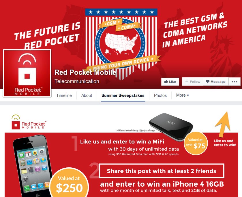Win a Red Pocket MiFi or an iPhone With Free Service Prepaid Phone News