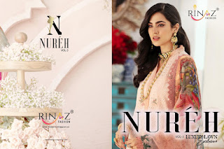 Rinaz Fashion Nureh vol 3 Pakistani Suits