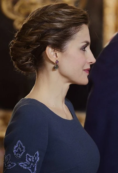 Queen Letizia of Spain attended the Epiphany Day celebrations (Pascua Militar) at the Palacio Real 