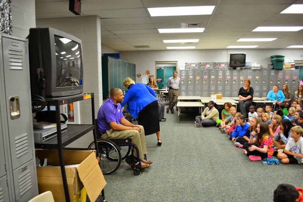 Billy's Walk Again Blog Frank V. Bergman Elementary School, Speaking