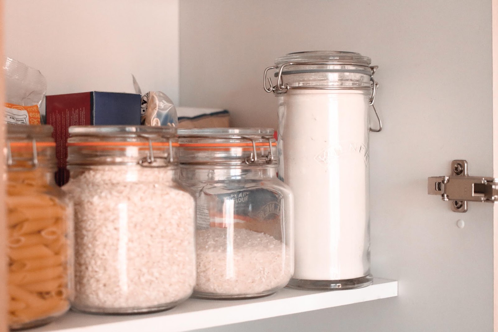 Cupboard, Organisation, Kilner, Jars, Storage, hacks, Rice, Pasta, Dried Food