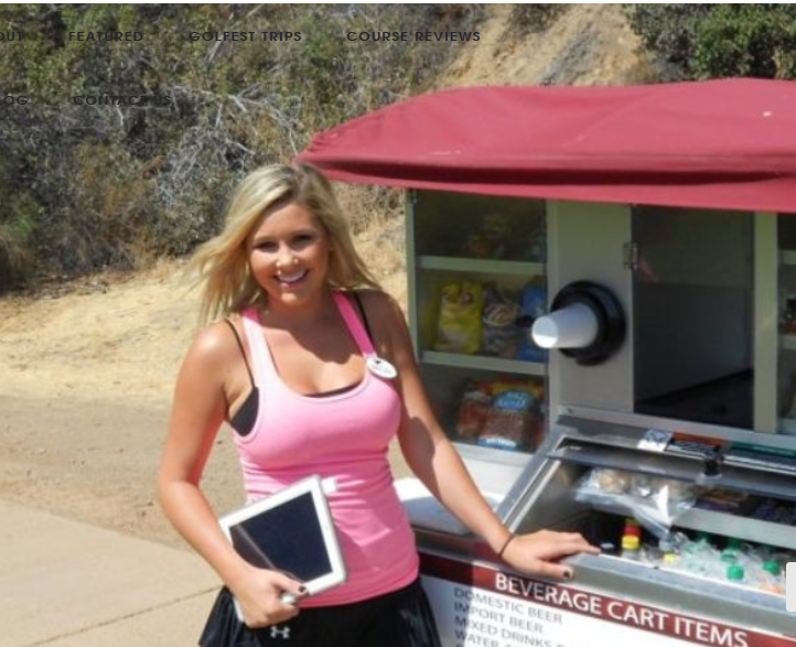 Golf Beer Cart Girls
