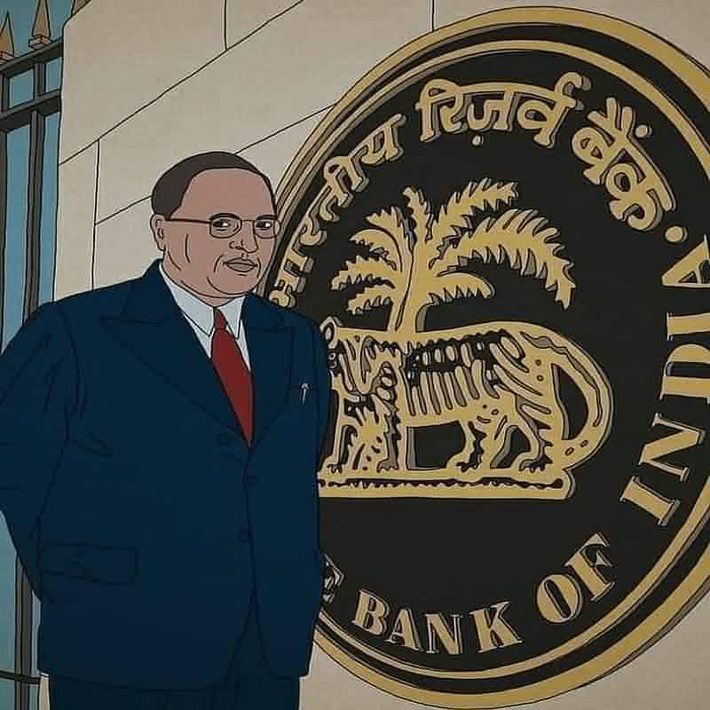 <img src="dr-br-ambedkar-contribution-to-reserve-bank-of-india.jpg" alt="Dr B R Ambedkar's book "The Problem of the Rupee – Its Origin and Its Solution" base for RBI buils up"/>