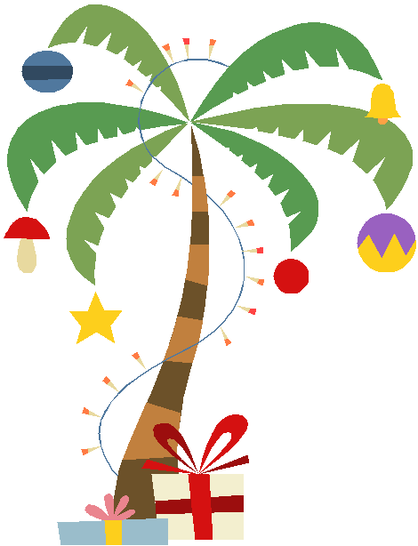 free clipart beach christmas - photo #4