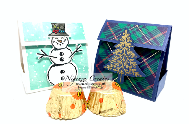 Nigezza Creates with Stampin' Up! Snowman Season Chocolate treat holder
