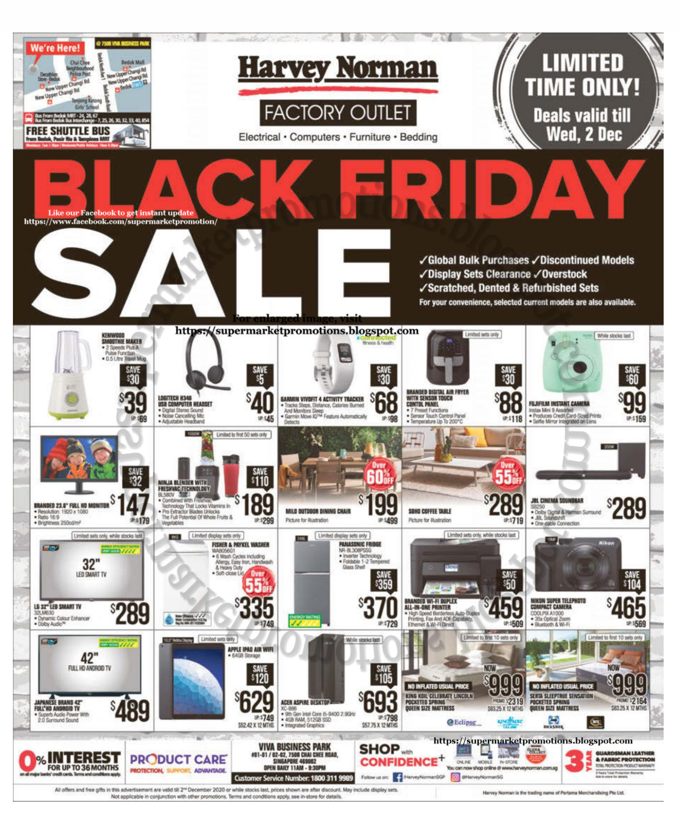 Harvey Norman Factory Outlet Black Friday Sale 25 November 02