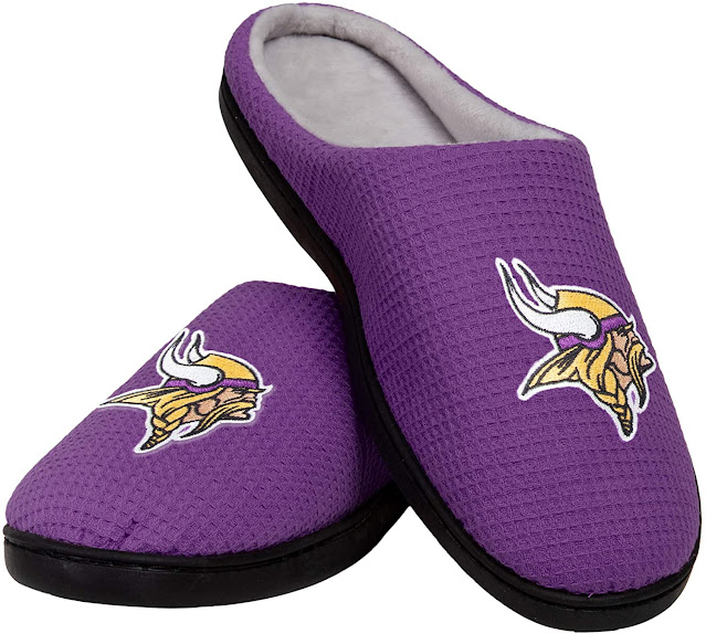 Minnesota Vikings Men's Slippers Size 9-10