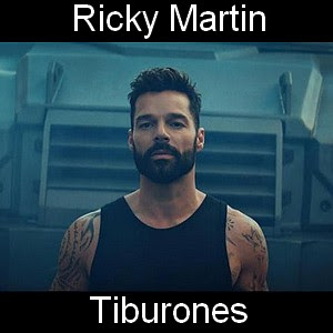 Ricky Martin - Tiburones Letra y acordes de guitarra y piano