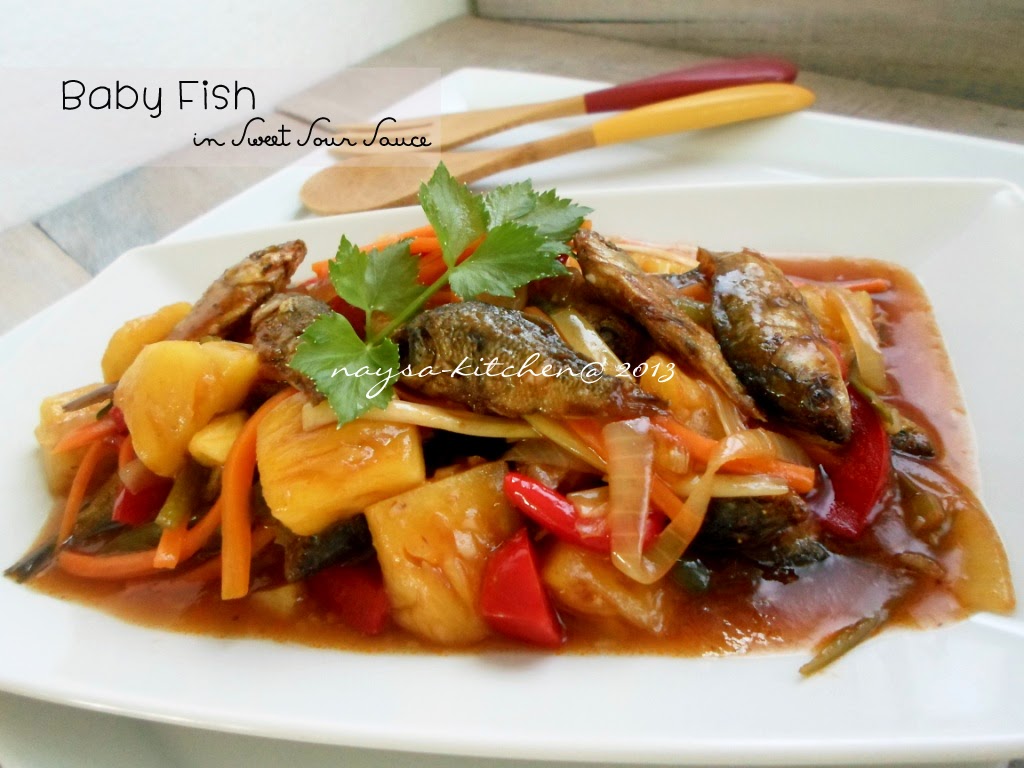 Baby Fish in Sweet Sour Sauce Naysa Kitchen