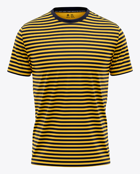 Download Free Men S Crew Neck T Shirt Mockup Front View PSD Mockup Template