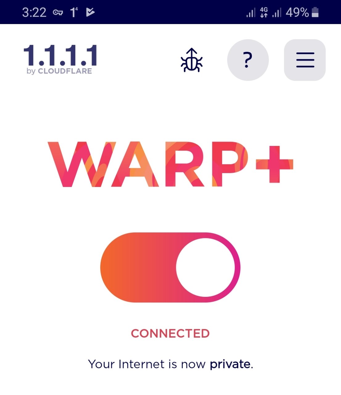Download Warp VPN, Cloudflare Unlimited Free Mobile VPN
