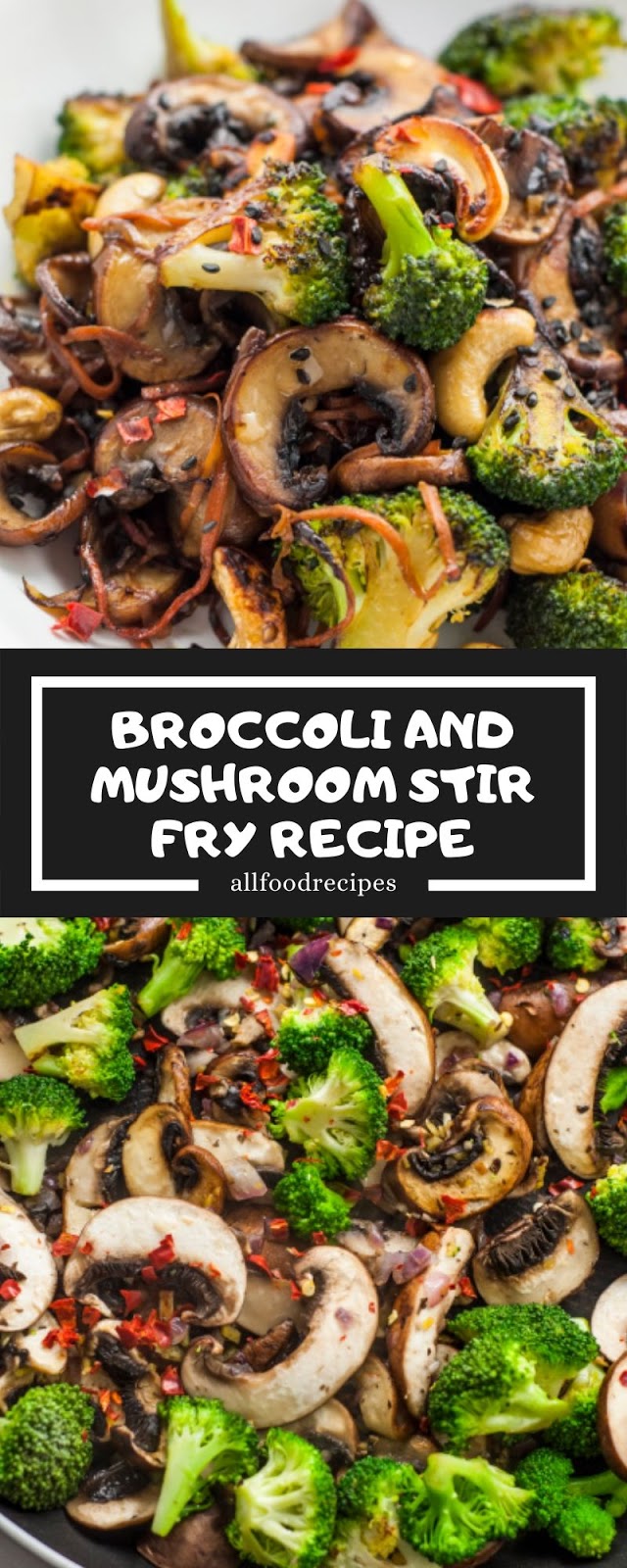 BROCCOLI AND MUSHROOM STIR-FRY RECIPE BROCCOLI AND MUSHROOM STIR-FRY RECIPE