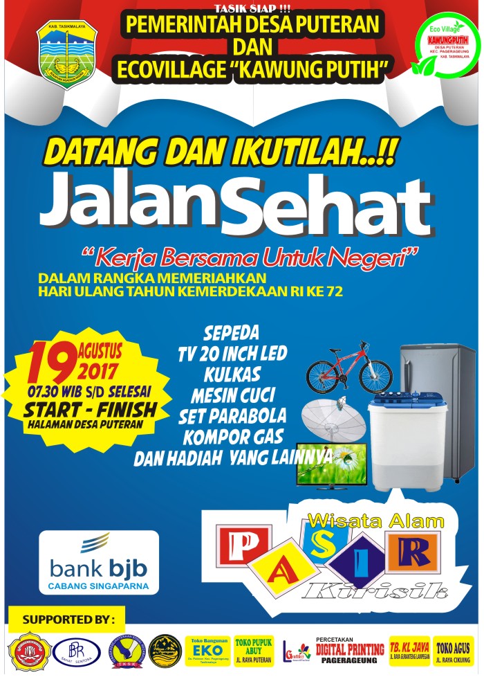 Contoh Pengumuman Jalan Sehat