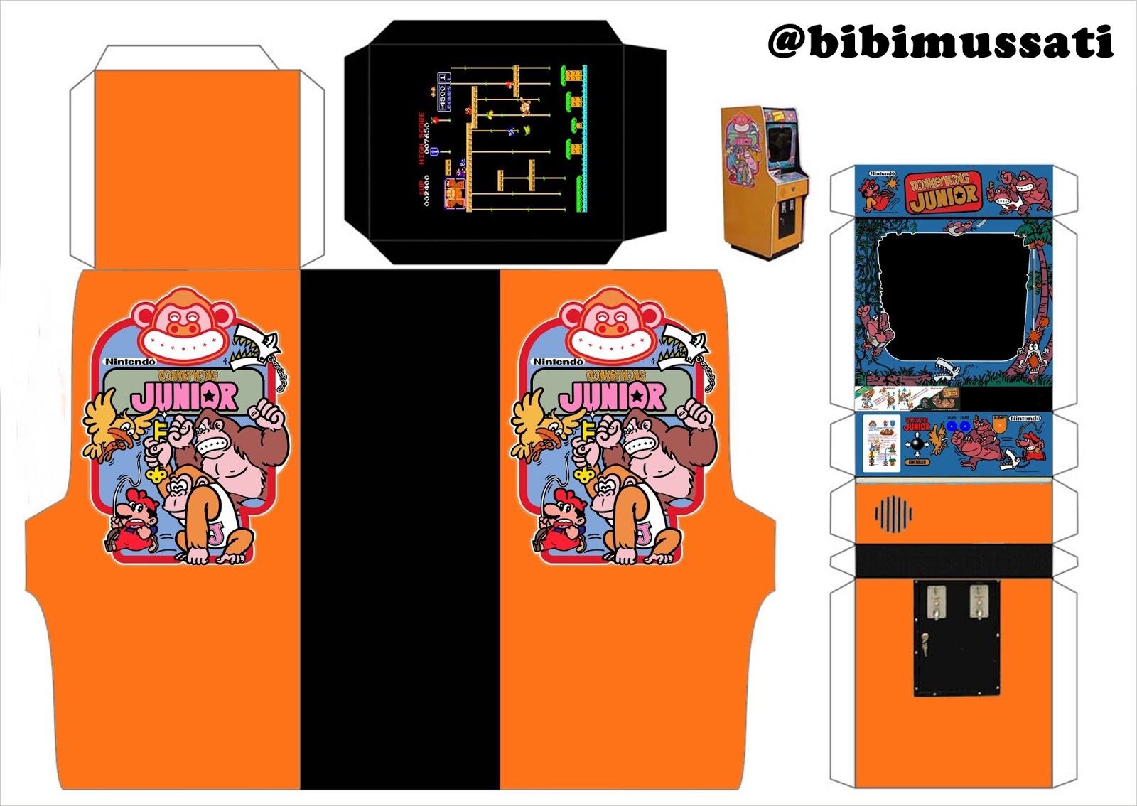 Bibi Leitura Arcades de Papel para montar e imprimir