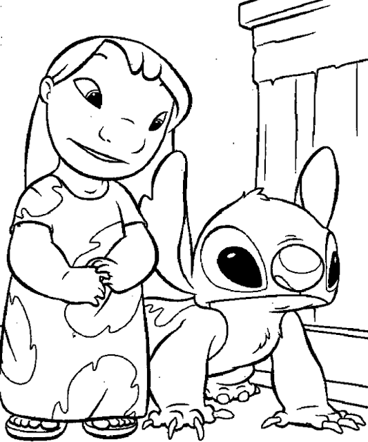 Lilo and Stich coloring pages coloring.filminspector.com