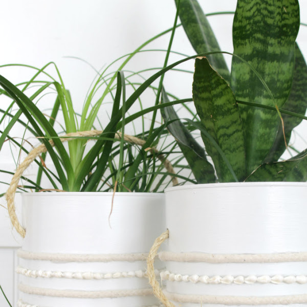 How to Recycle a Coffee Can into a Planter Bucket