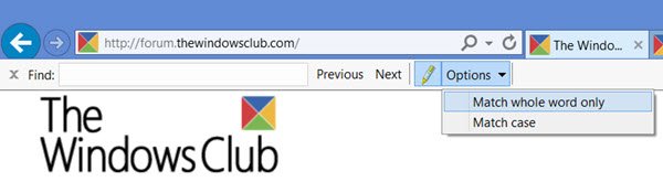 finde eller søge tekst på en webside dvs