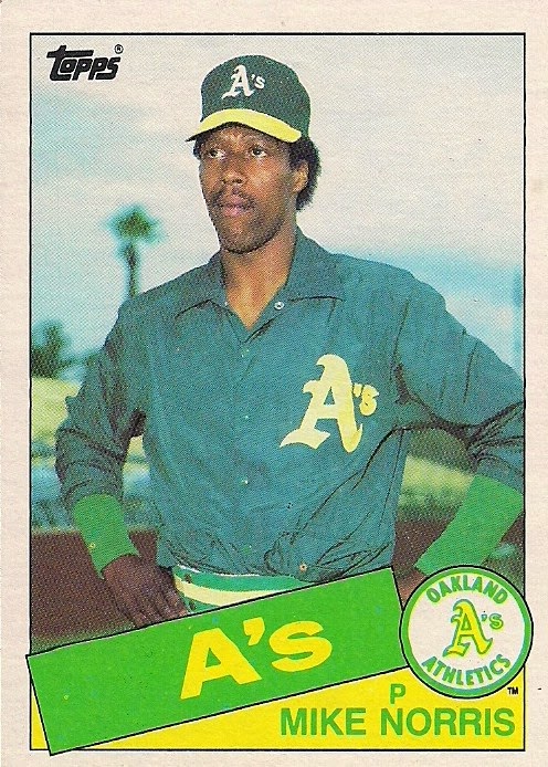 1985 Topps: #246 - Mike Norris