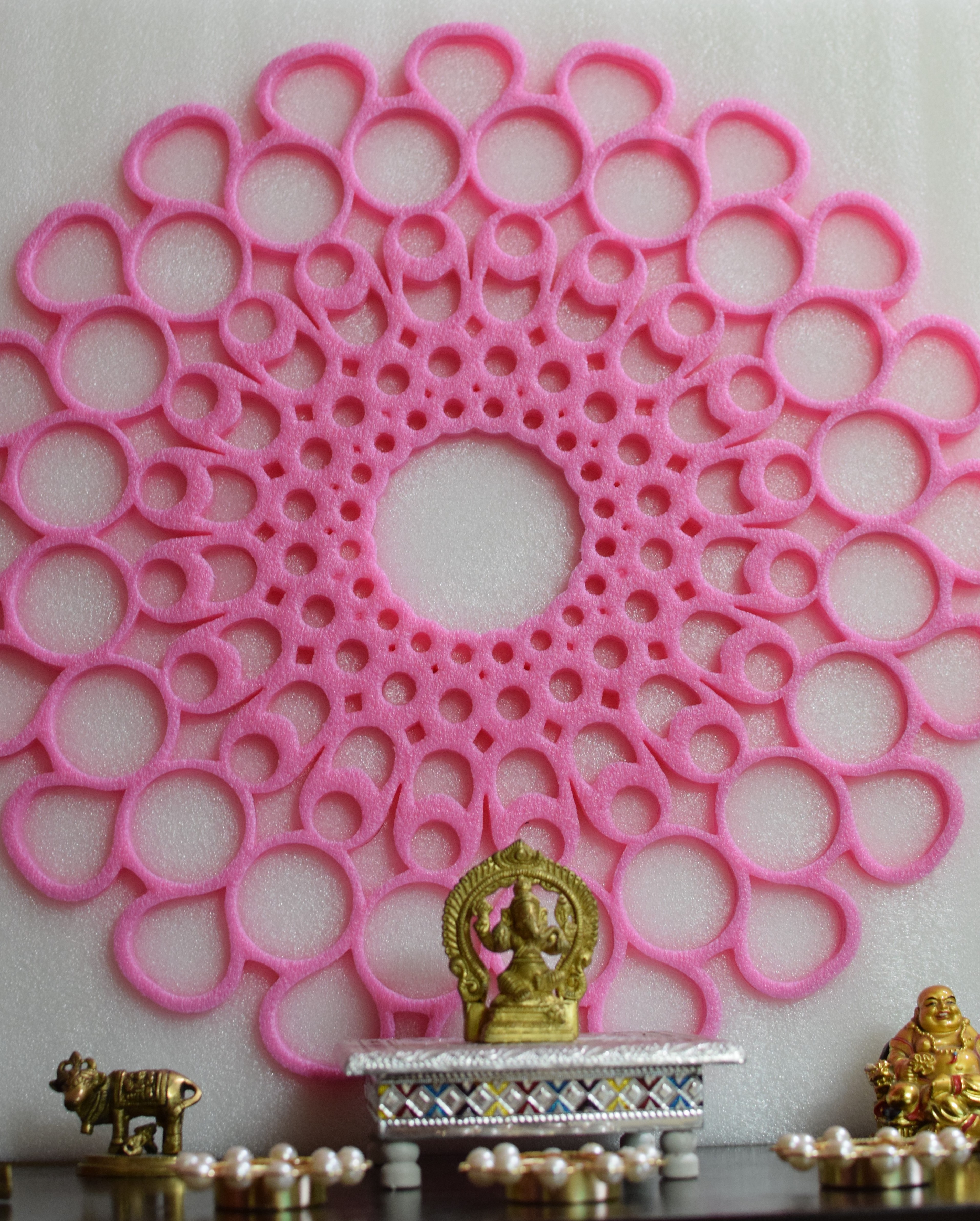 HappyMomentzz crafting by Sharada Dilip: Ganesh Chaturthi Decoration Ideas  for Home