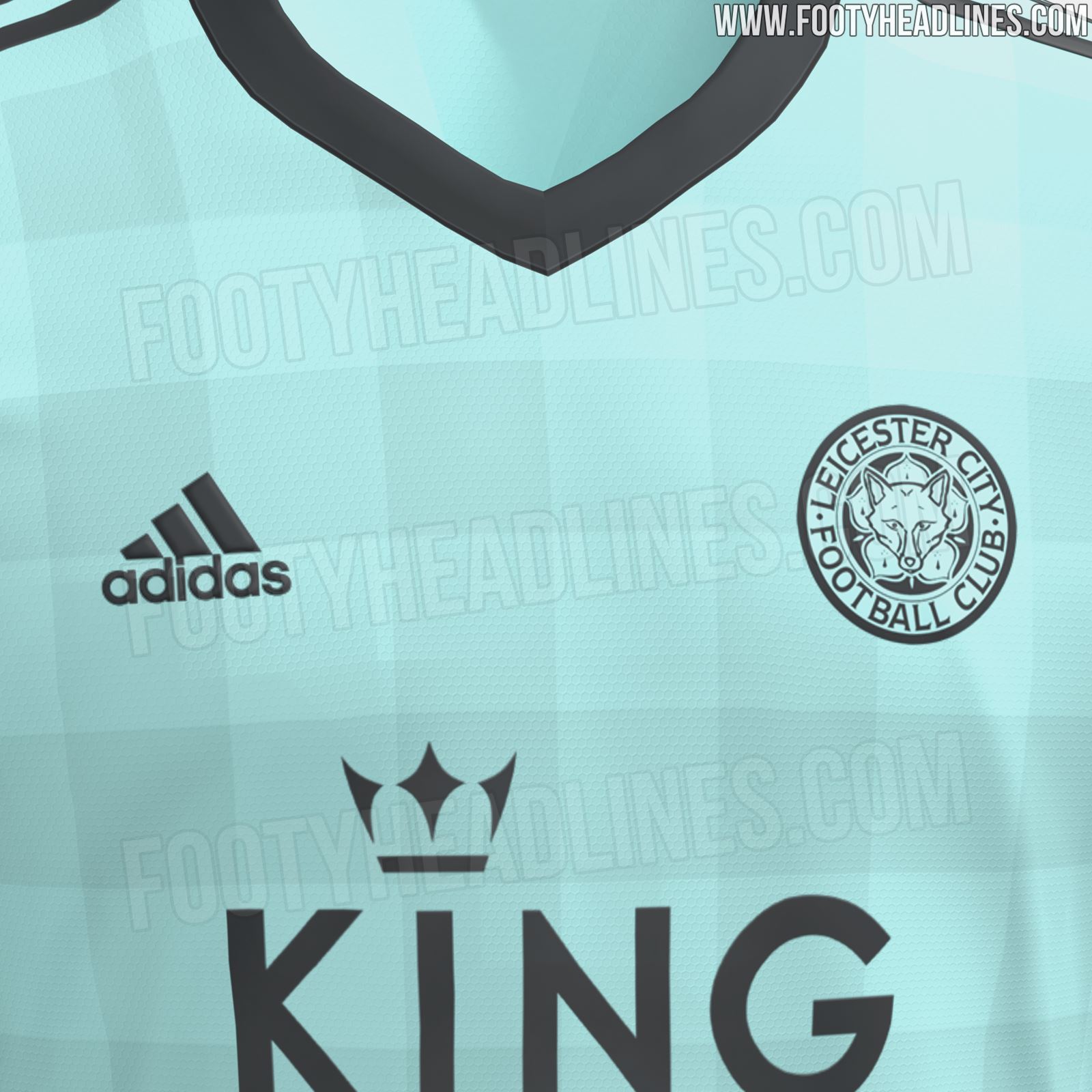 leicester city black away shirt