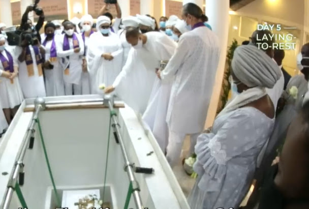 Prophet T.B Joshua Finally Laid To Rest in His Church