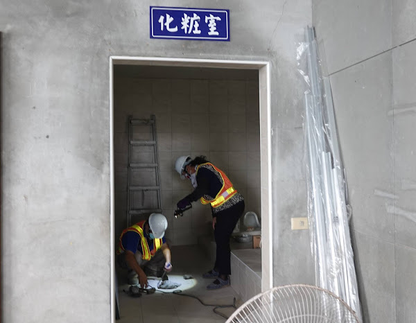 鹿港鎮清潔隊公廁改善工程 許志宏：打造優質如廁環境