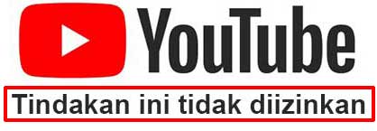 Youtube Tindakan Ini Tidak Diizinkan Cara Mengatasi Pada Aplikasi Tv Indihome Tv Android Stb Tv Smartphone Tujuwan Com